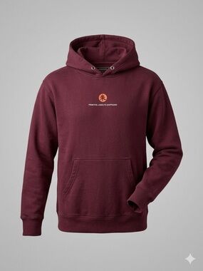 Men's Small Primitive X Naruto Shippuden Itachi Uchiha Burgundy Hoodie Anime